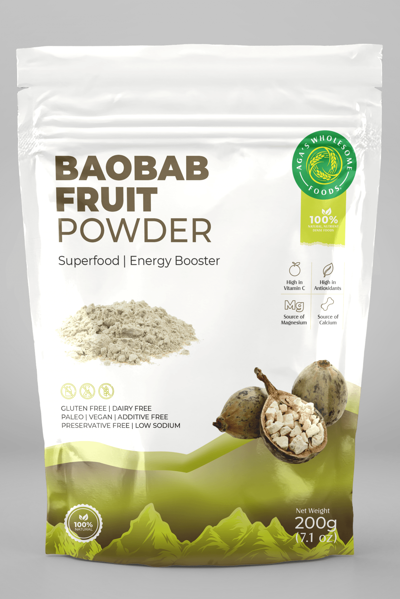Aga_s Baobab Fruit Powder Front Asher StoreHouse