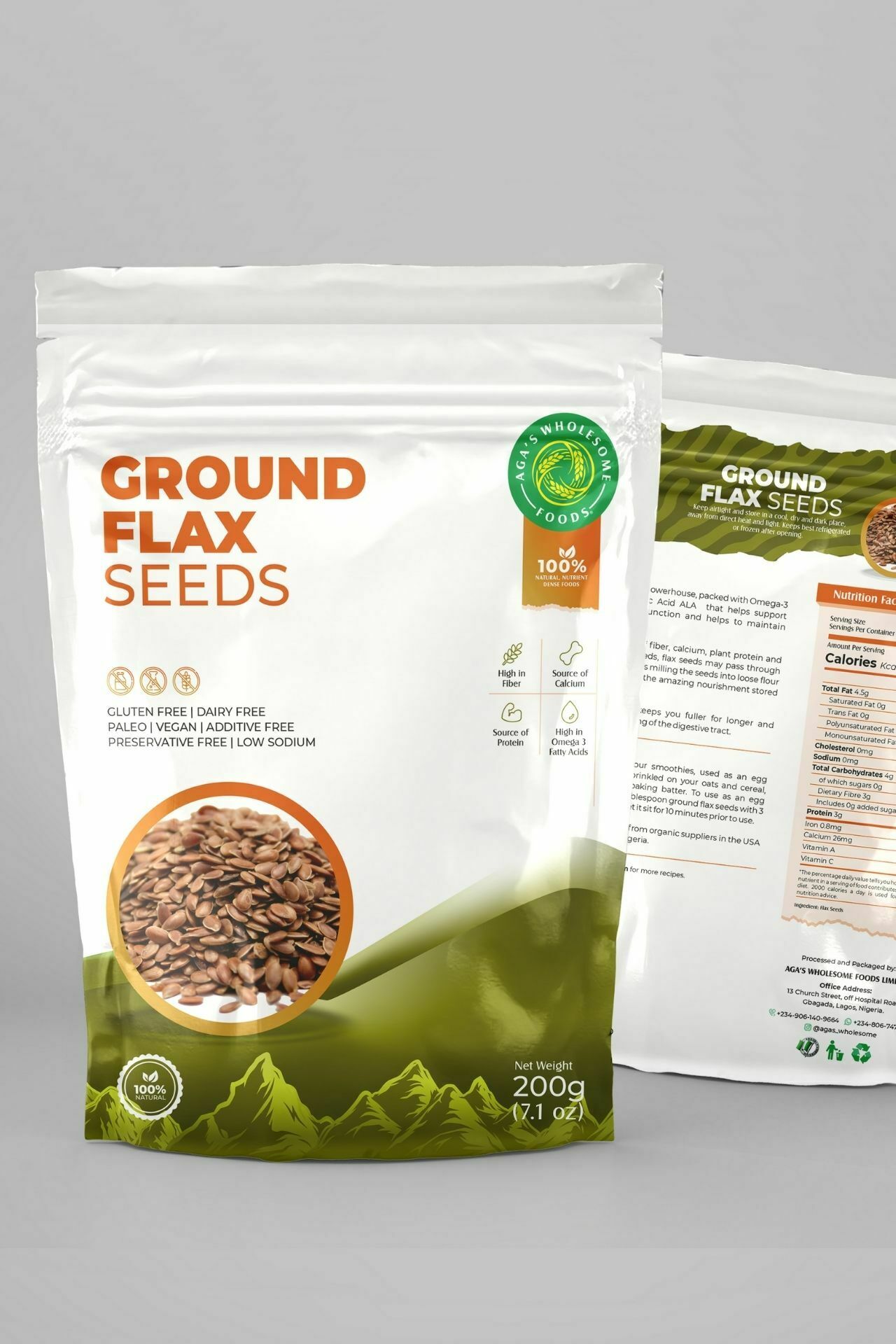 agas ground flax seed