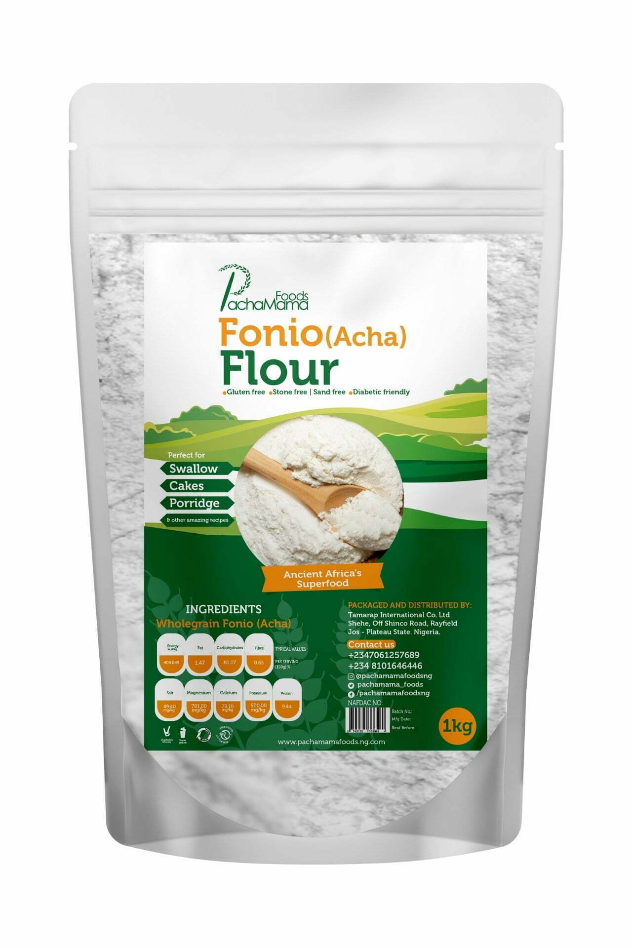Acha Flour (1kg) – Pachamama