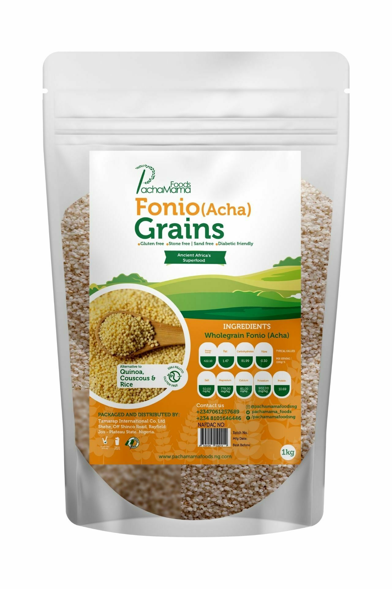 Acha Grain (1kg) – Pachamama
